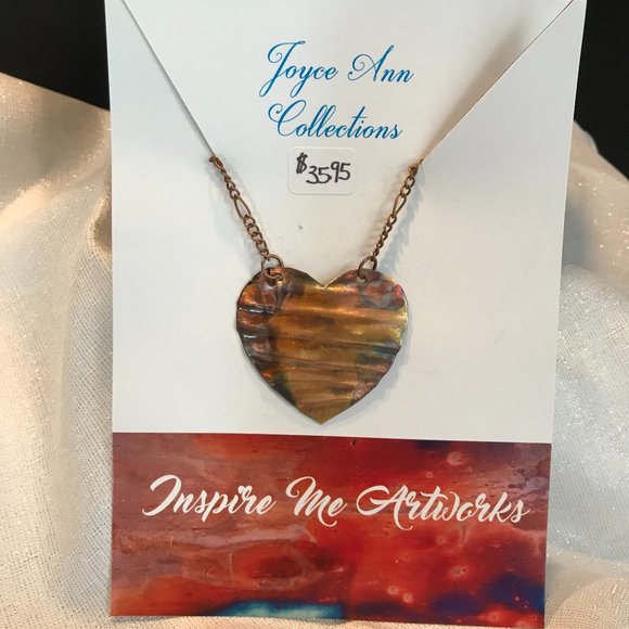Joyce Ann Collections Jewelry - Vintage Copper Heart Pendant